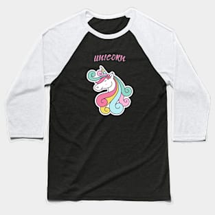 Unicorn Funny Lover Baseball T-Shirt